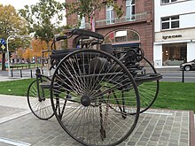 Monument of first motorcar in Mannheim Monument of first motorcar.jpg
