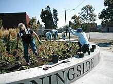 The MorningSide Gateway Park being built by volunteers MorningSide Gateway Park 021.jpg