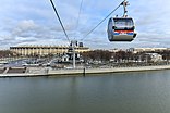 Teleférico em Moscou.  Luzhniki, 2018