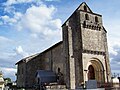 Vue nord-ouest de l'église Saint-Martin (sept. 2012)