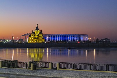 Развитие территории Стрелки в Нижнем Новгороде