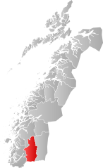 Lage der Kommune in der Provinz Nordland