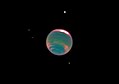 Neptune, taken by the Hubble Space Telescope