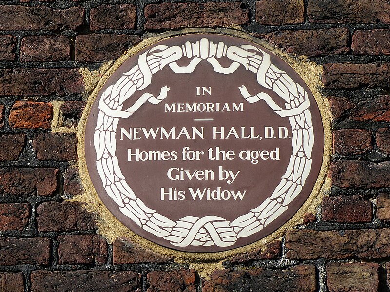 File:Newman Hall plaque.jpg