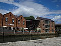 The Quay Arts Centre, Newport, Isle of Wight, seen in the Summer sun in August 2011.