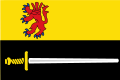 Flag of Niedorp, Netherlands (beheaded lion)