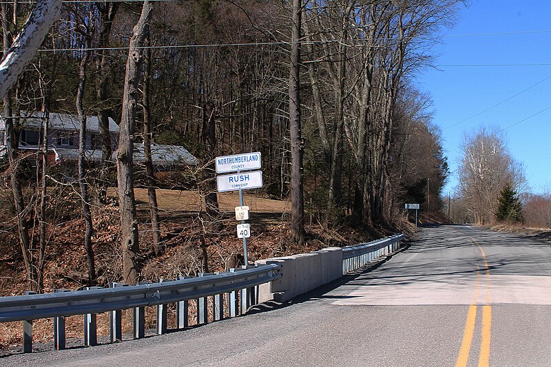 File:Northumberland County line on State Route 2102.JPG