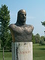 I. András szobra a Nemzeti Történeti Emlékparkban