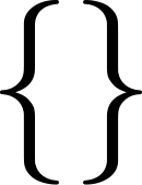 The empty set is the set containing no elements. Nullset.svg