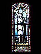 Le vitrail de Saint-Jean-Baptiste.