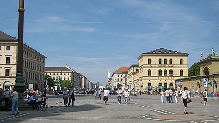 Odeonsplatz von der Feldherrnhalle