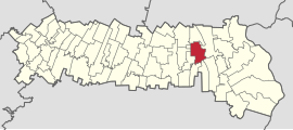 Location in Ialomița County