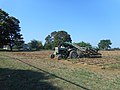 East of downtown Mattituck, there was this 1960's Oliver Tractor...