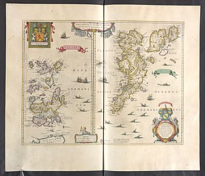 300px orcadvm et schetlandi%c3%a6 insvlarvm accuratissima descriptio   atlas maior%2c vol 6%2c map 50   joan blaeu%2c 1667   bl 114.h%28star%29.6.%2850%29