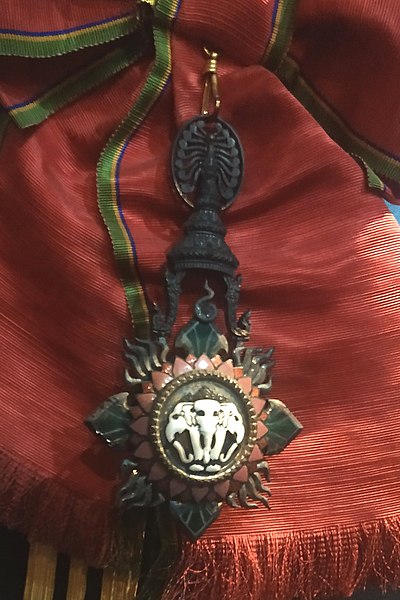 Badge of the Knight Grand Cordon (Special Class) of Order of the White Elephant