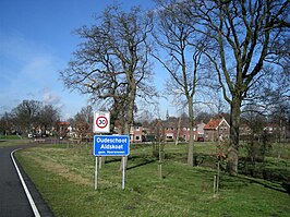 Oudeschoot vanuit zuidelijke richting