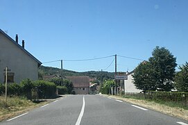 Entrée du village.