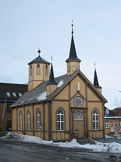 Tromssan katolinen kirkko toimii tuomiokirkkona.