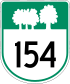 Schild Route 154