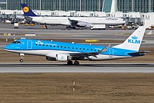Embraer 175 der KLM Cityhopper.