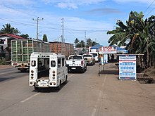 A police checkpoint on the Sayre Highway in Cagayan de Oro PNP checkpoint along Sayre Highway, CDO (Misamis oriental; 11-27-2021).jpg