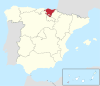 Pais Vasco in Spain (plus Canarias).svg