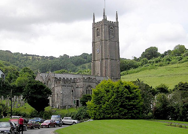 Combe Martin parish church (St. Peter ad Vincula), North Devon, England (pictured 2004)