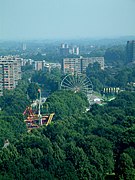 Aan het einde van de kermis staat het reuzenrad