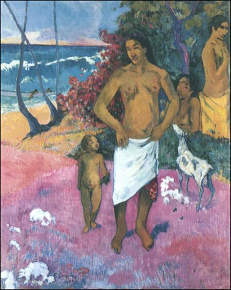 Tập_tin:Paul_Gauguin_-_A_Walk_by_the_Sea_or_Tahitian_Family_1902.jpg