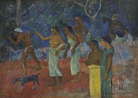 Paul Gauguin - Scène de la vie tahitienne (1896).jpg