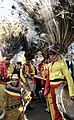 File:Peacock-feathers-adorned head-hats used in dance ritual performed on the last day of the year in north Romania.jpg