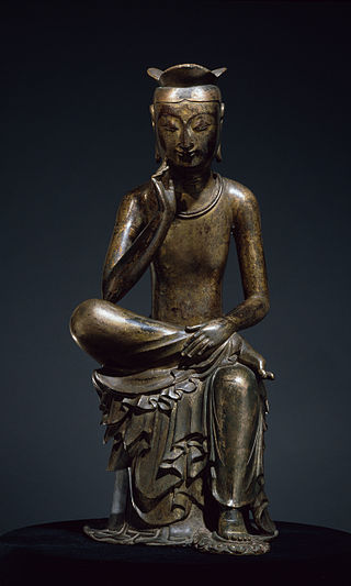 <span class="mw-page-title-main">Gilt-bronze Maitreya in Meditation (National Treasure No. 83)</span>