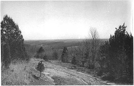 The Piedmont Plateau, looking east from Rocky Ridge in Maryland, c. 1898