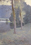 Au Bord de l'eau: au pays des Vosges (At the Water’s Edge: In the Country of the Vosges) (1892), oil on canvas, Charles-Friry Museum