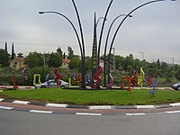 Rosh HaAyin, the city of music. Square of Characters. (Israel Primo Sculpture)