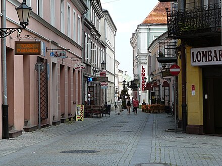 Ulica Szewska na starym mieście