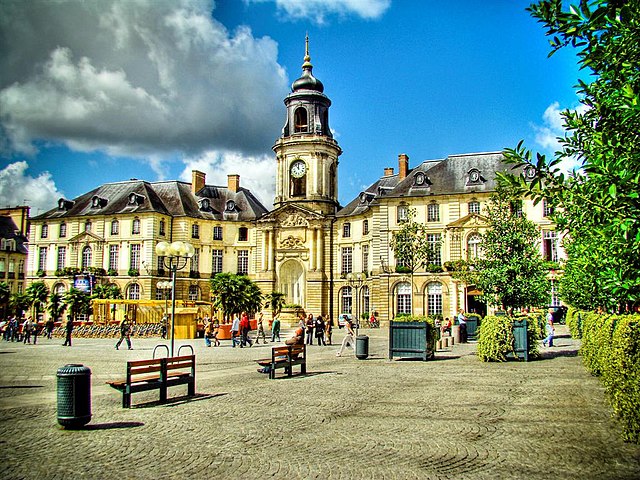 Image: Place de la Mairie, Rennes, France