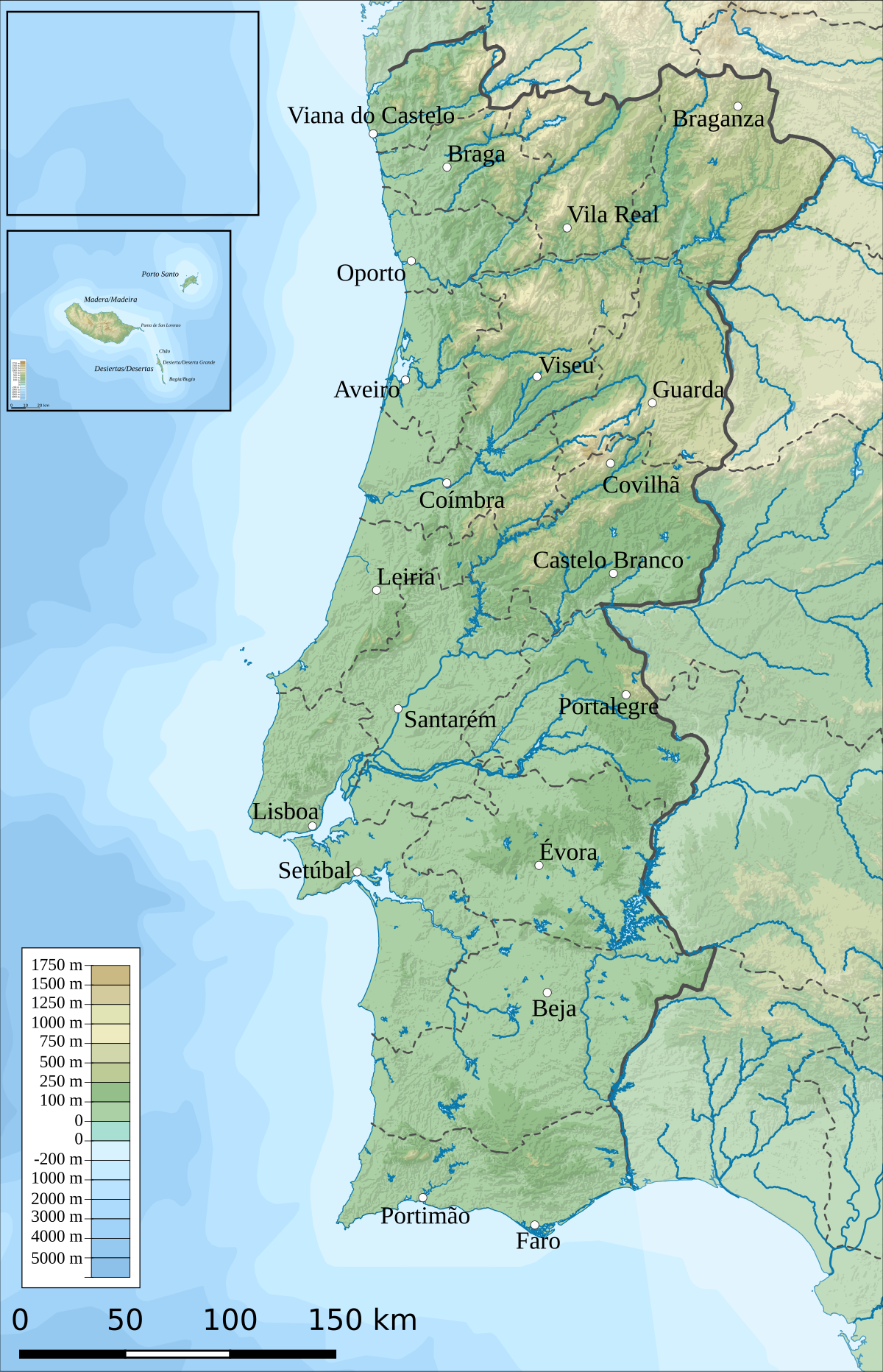 File:Portugal topographic map-pt.svg - Wikimedia Commons