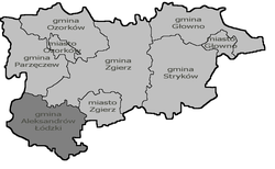 Розташування Гміна Александрув-Лодзький