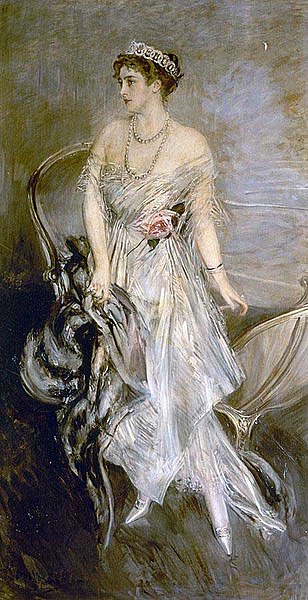 Princess Anastasia of Greece and Denmark, the former Nancy Leeds, by Giovanni Boldini