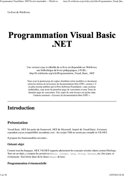 File:Programmation Visual Basic .NET-fr.pdf