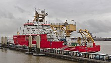 RRS Sir David Attenborough docked in Liverpool RRS Sir David Attenborough at Liverpool Cruise Terminal 3.jpg