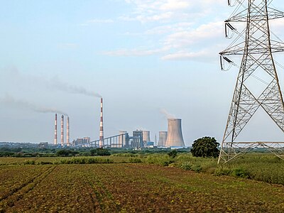 Coal power plant in Andhra Pradesh, India