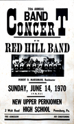 The 70th annual concert poster.