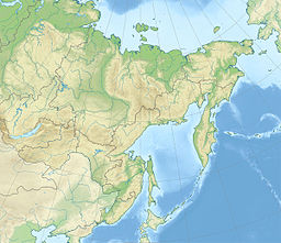 克柳切夫火山在远东联邦管区的位置