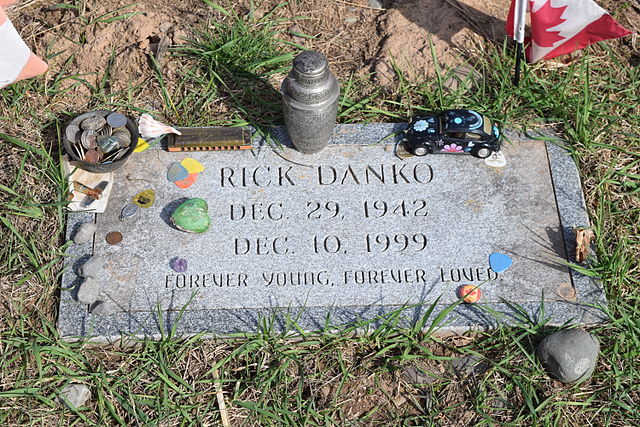 Danko's grave at the Woodstock Cemetery, April 19, 2015