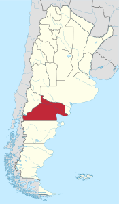Kaart van Río Negro