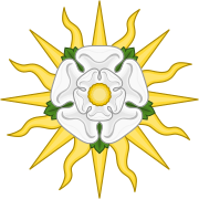 Rose en Soleil Badge of York.