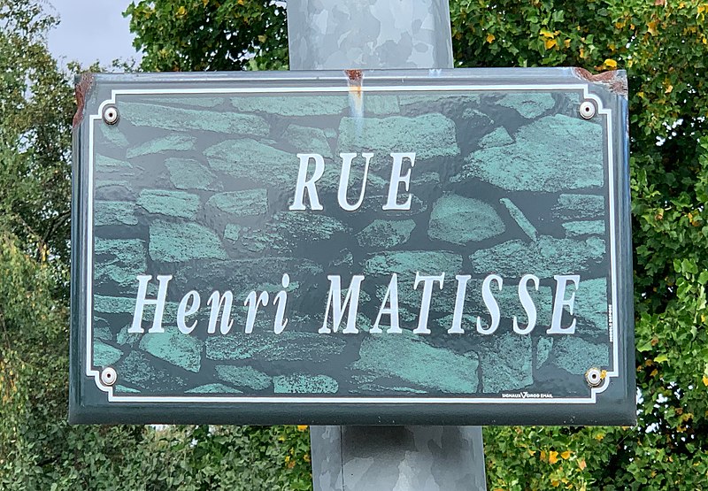 Datei:Rue Henri Matisse (Belley), panneau.jpg