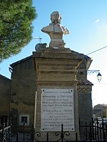 Busto di Antony Réal a Sérignan-du-Comtat